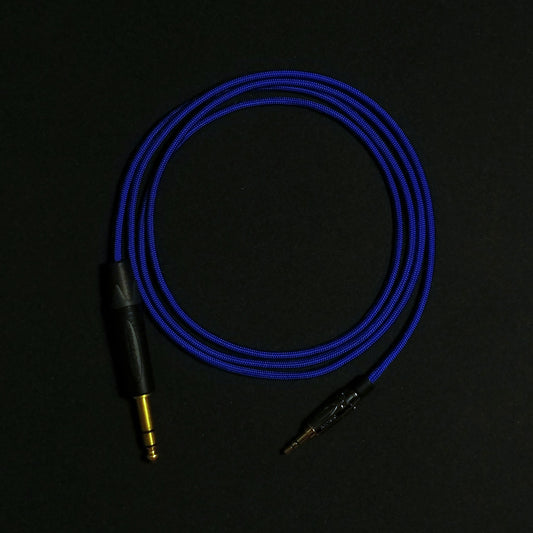 3.5mm - Custom Headphone Cable (Single Ended) - Blue - Authentic