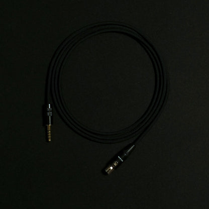 4 Pin Mini XLR - Custom Headphone Cable - Black - Authentic