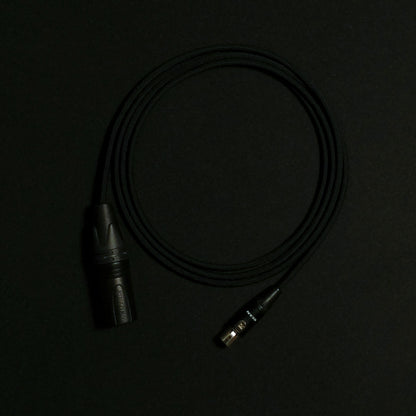 4 Pin Mini XLR - Custom Headphone Cable - Black - Authentic