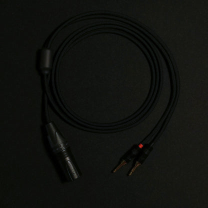 Dual 3.5mm - Custom Headphone Cable - Black - Authentic