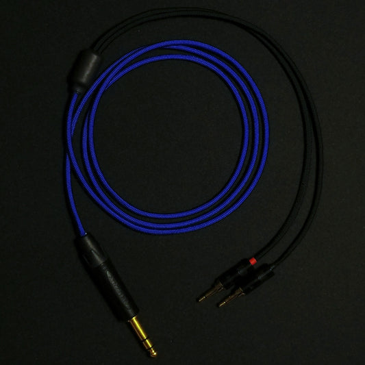 Dual 3.5mm - Custom Headphone Cable - Blue - Authentic