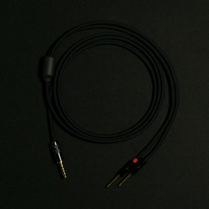 Dual 3.5mm (Extended) - Custom Headphone Cable - Black - Authentic