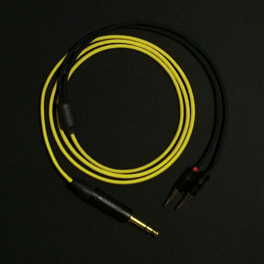 Dual 3.5mm - Custom Headphone Cable - Yellow - Authentic