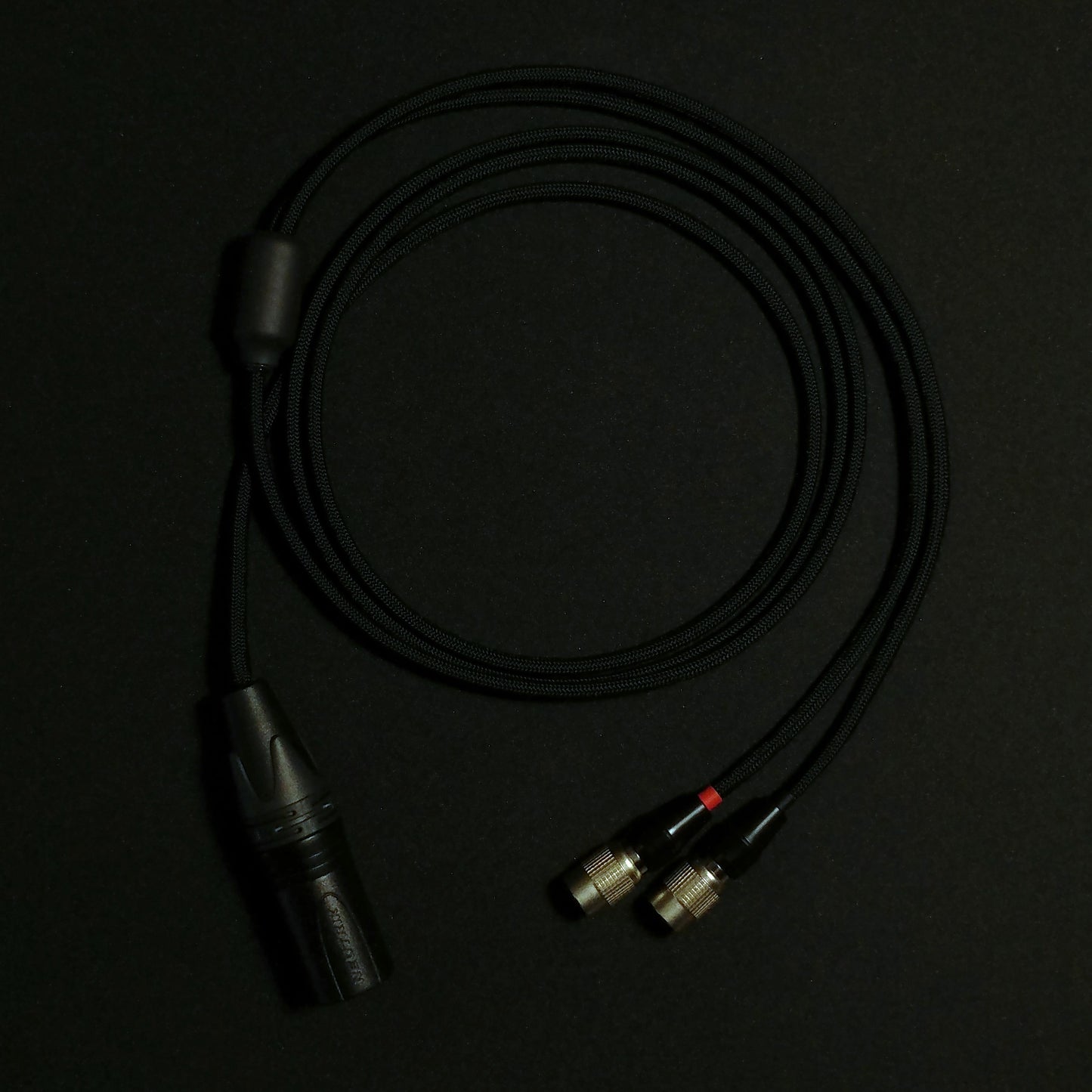 Dan Clark Audio (MrSpeakers) - Dual Entry - Custom Headphone Cable - Black - Authentic