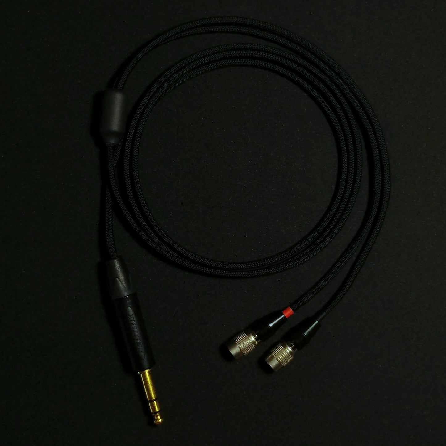 Dan Clark Audio (MrSpeakers) - Dual Entry - Custom Headphone Cable - Black - Authentic