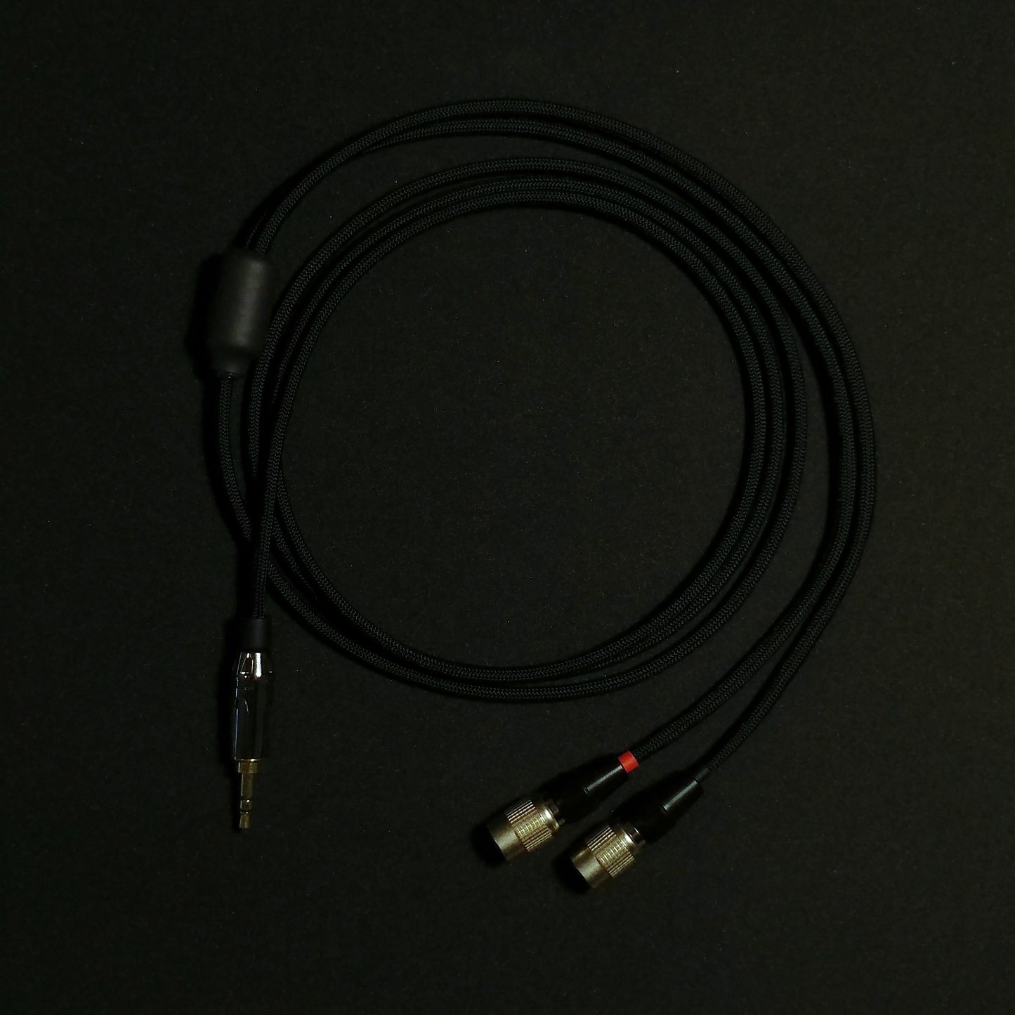 Dan Clark Audio (MrSpeakers) - Dual Entry - Custom Headphone Cable - Black - Authentic