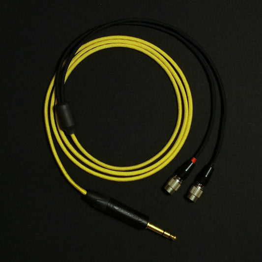 Dan Clark Audio (MrSpeakers) - Dual Entry - Custom Headphone Cable - Yellow - Authentic