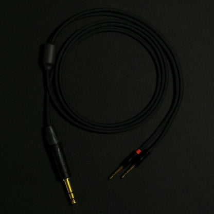 Sennheiser HD 600 Series - Custom Headphone Cable - Black - Authentic