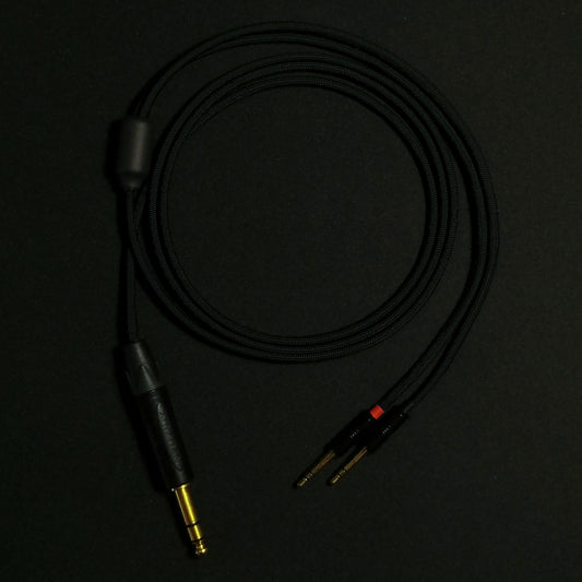 Sennheiser HD 800 Series - Custom Headphone Cable - Black - Authentic